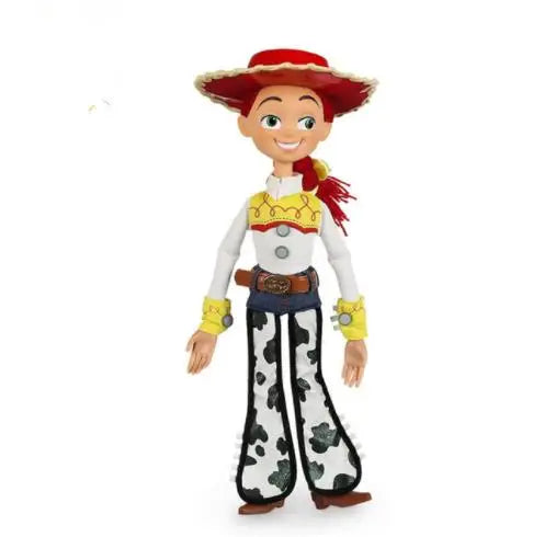 Disney Toy Story 4 Sheriff Woody Cowboy Talking Sound and Light Pixar Buzz Lightyear Jesse Action Figure Model Children Toy Gift