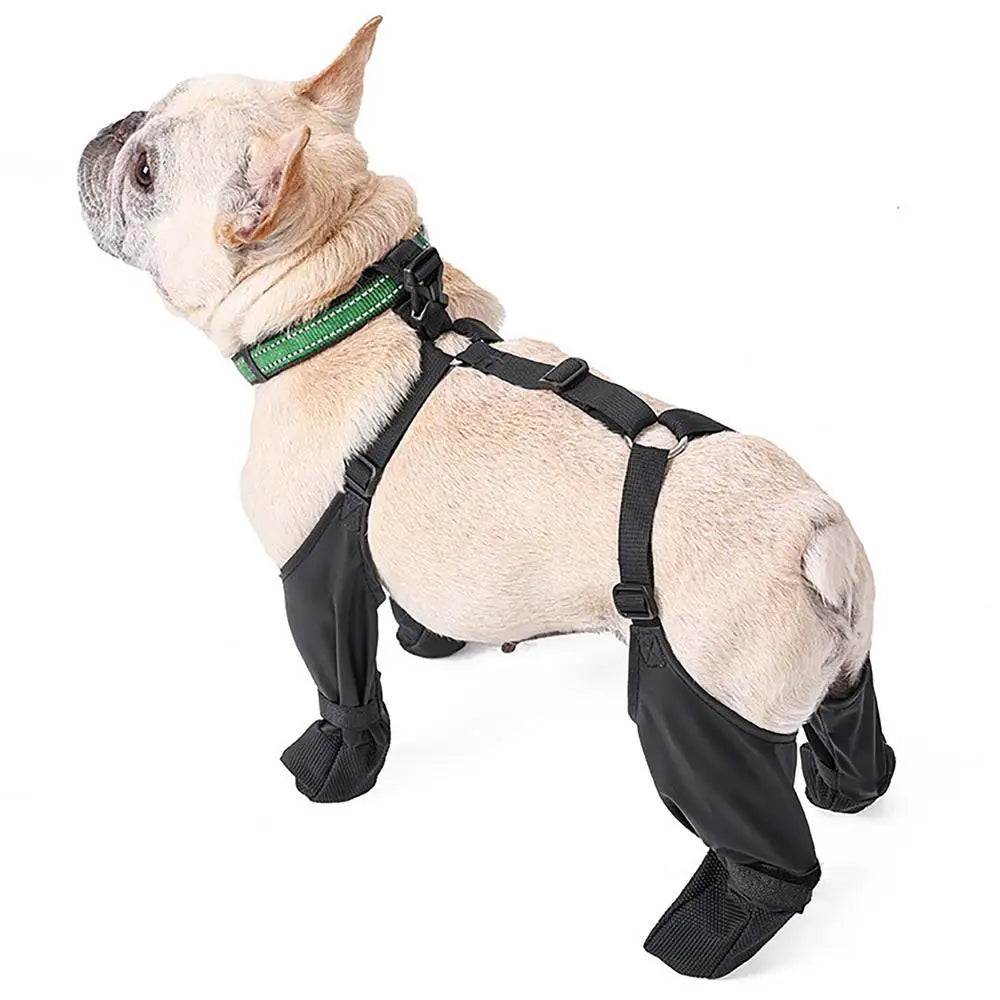 Dog Shoes Waterproof Ajustable Dog Boots Pet Breathable Shoes Soft French Bulldog Shoes Outdoor Protector Accessories Pet Supply
