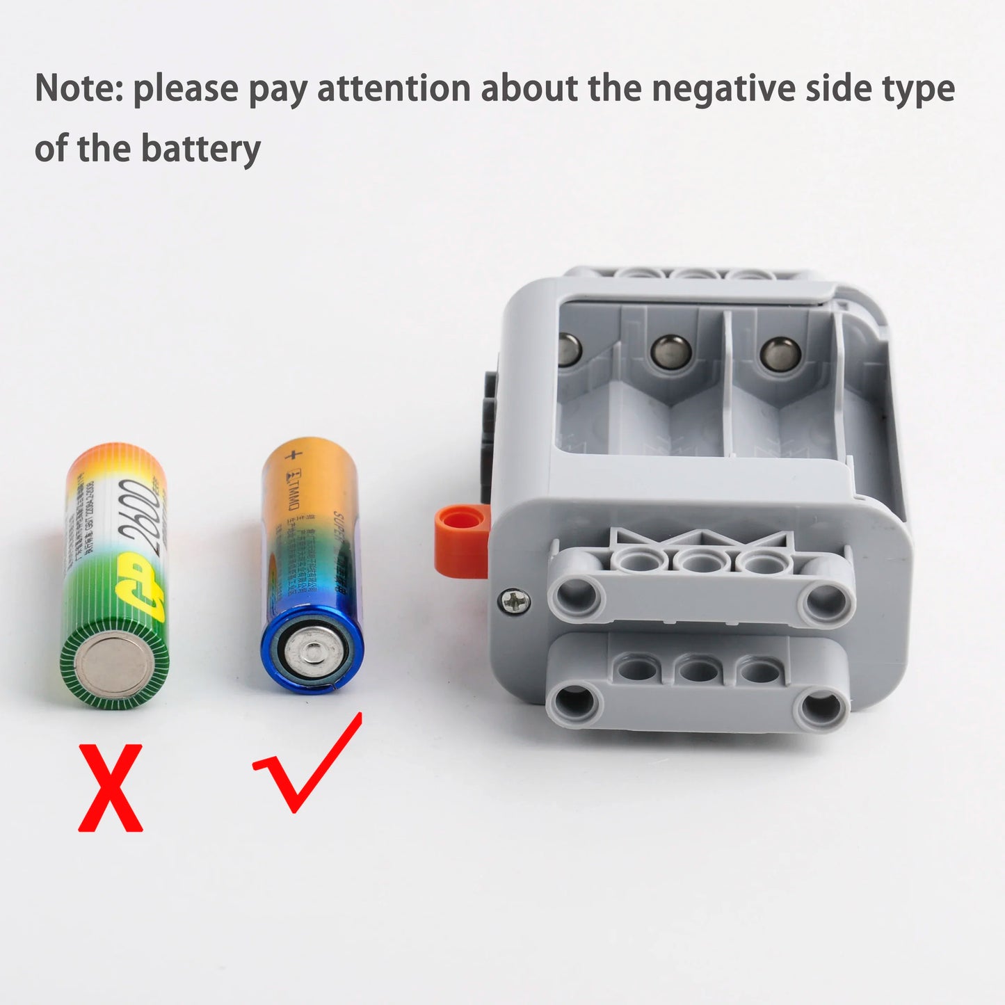 MOC Technology PF blocks Power Functions AA Battery Box Case for Robot Car compatible with All Brand  blocks