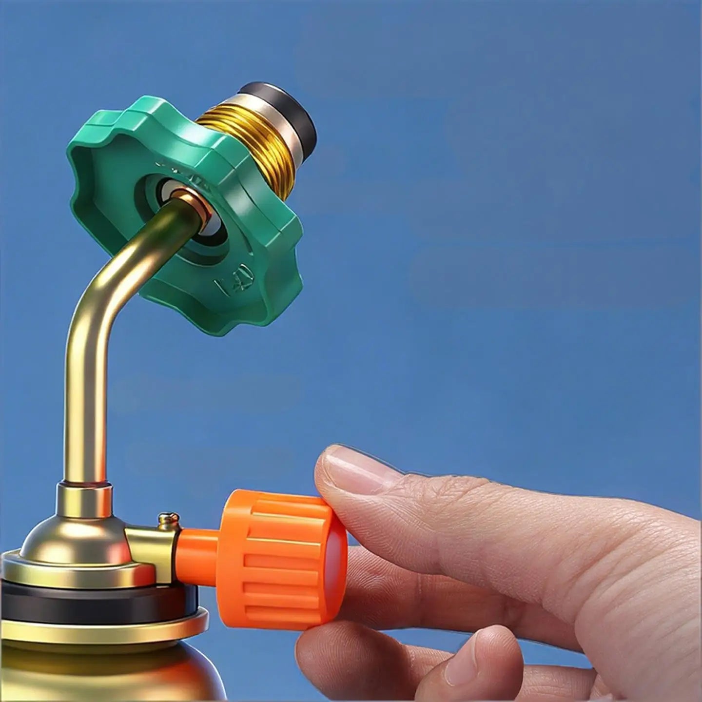 Camping Cookware, Camp Cylinder Refills Pressure Adapter Bottle Connector Fitting Adapter for Admission Outdoor Hiking