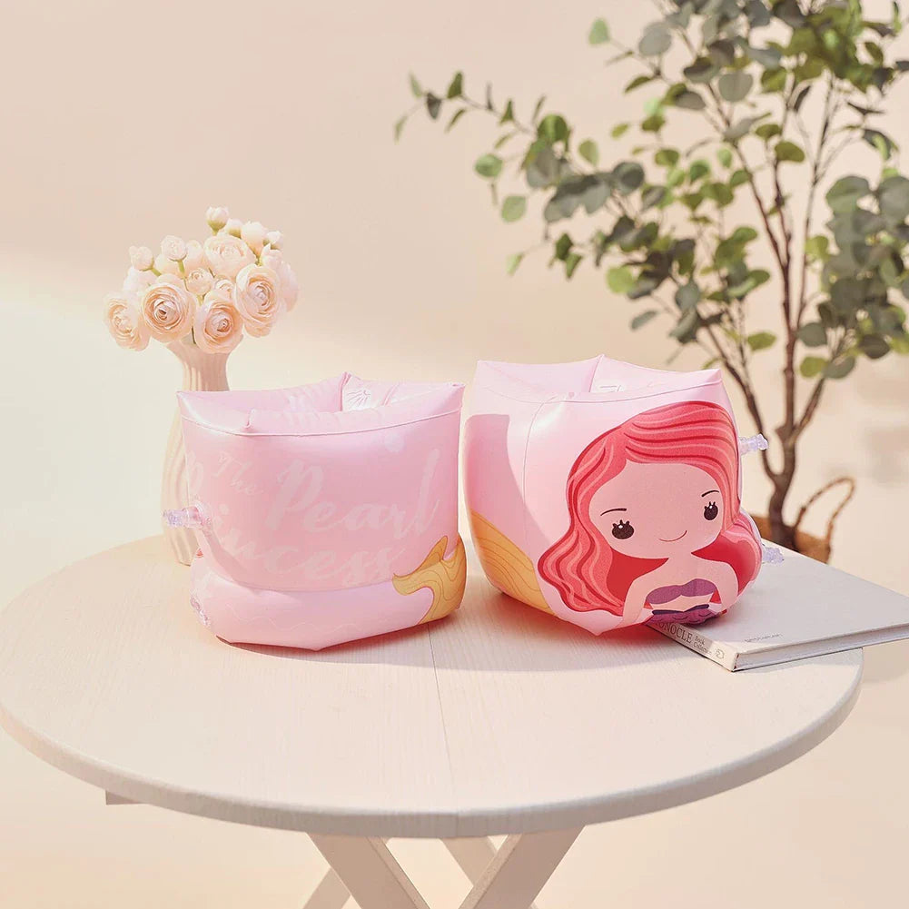 Cute Pool Floats Arm Bands Inflatable Swim Floater Sleeves Swimming Arm Float Rings for Kids Toddlers and Adults
