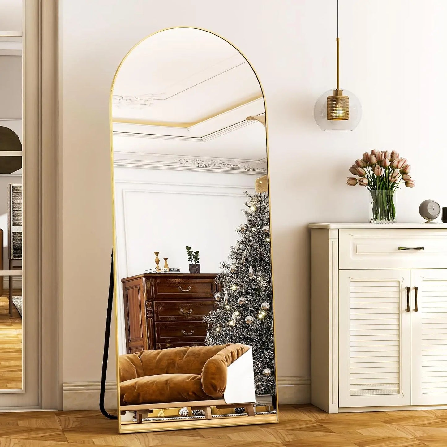 26" x 71" Full Length Mirror - Aluminum Alloy Frame Full Body Extra Large Floor Mirror.