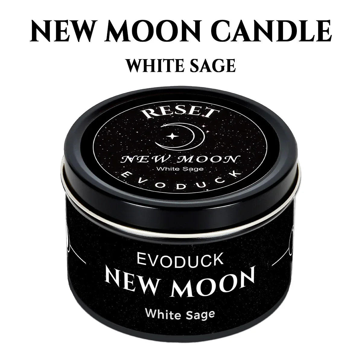 EVODUCK Moon phase Scented Candles, 3oz Law of Attraction, Energy Boosting Home Decoration.