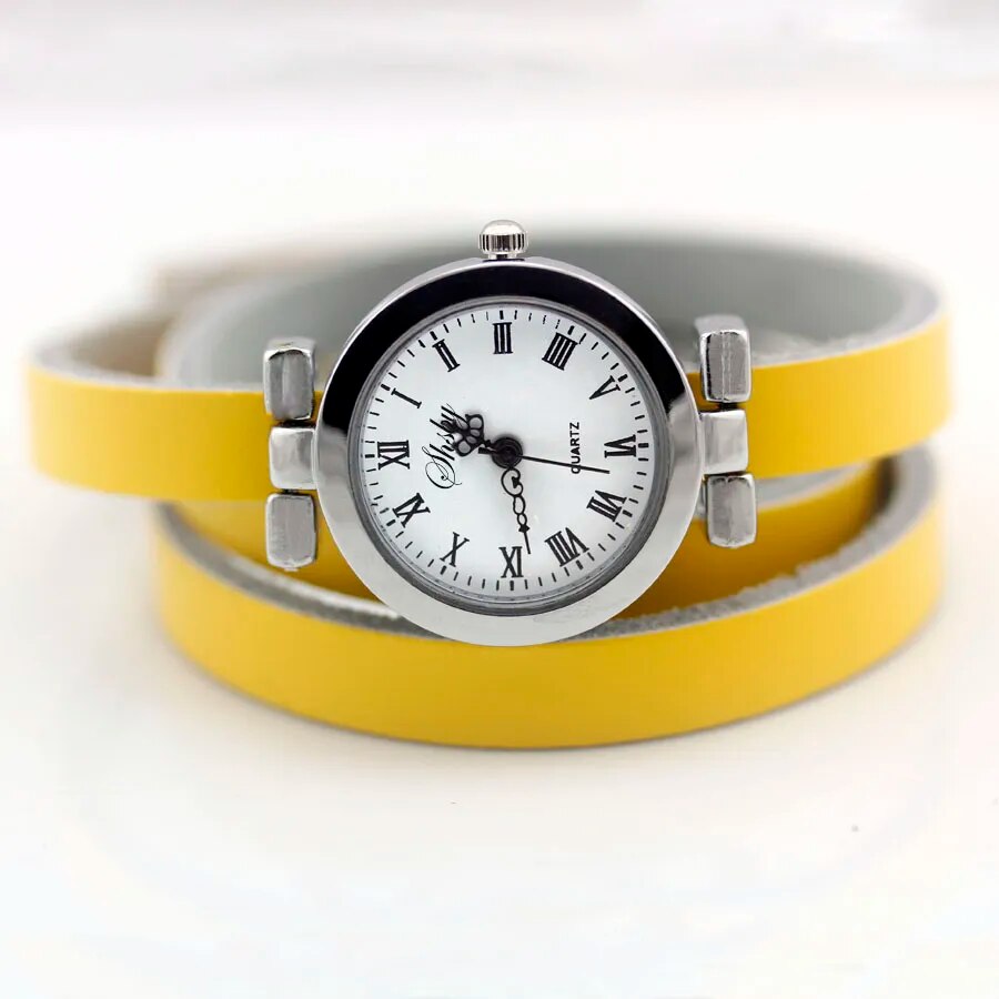 Shsby New  Fashion Hot-selling Women's Long Leather Female Watch  ROMA  Vintage Watch Women Watches