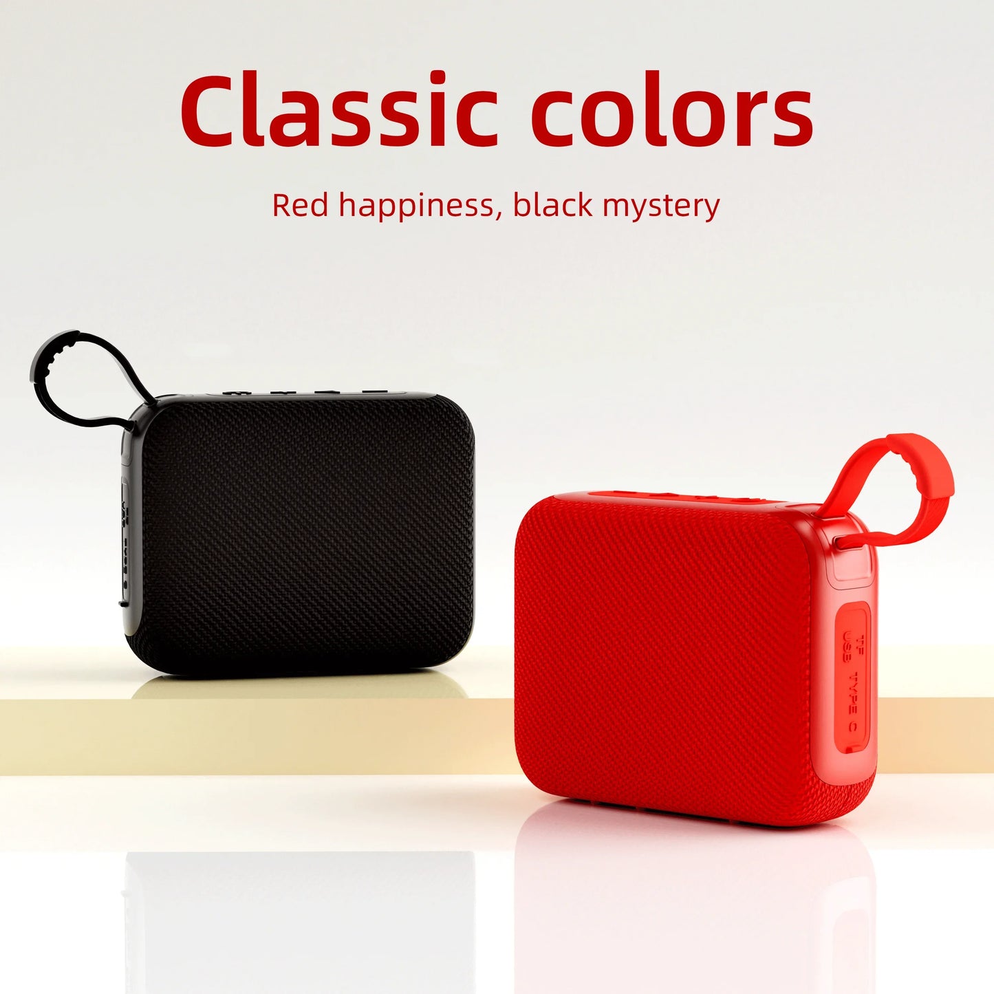 Bluetooth 5.4 Speakers TWS Hi-Fi Portable Lightweight Speaker for Home Theater Outdoor Camping Walking Speaker Wireless Stereo