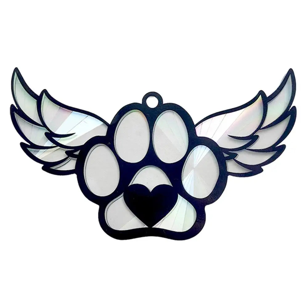 Dog Suncatcher Ornament Pet Sun Catcher For Windows Dog Memorial Suncatcher Acrylic Dog Window Ornament For Pet Lover For