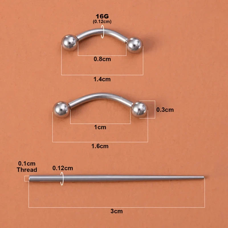 Sterile Body Piercing Tool Kit Surgical Steel Piercing Needles Clamp Pliers Gloves Set Pull Pin Lead Tool Lip Nose Belly Jewelry
