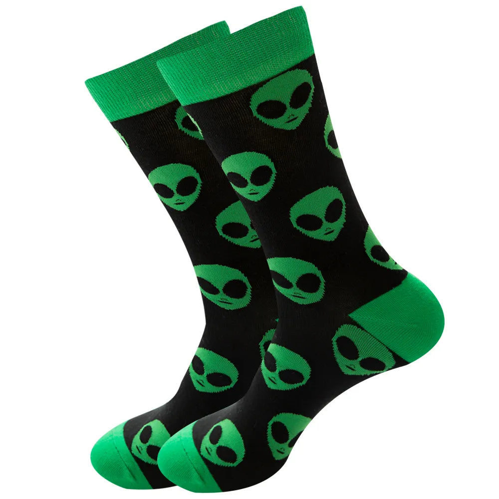 Halloween Fun Print Cartoon Socks