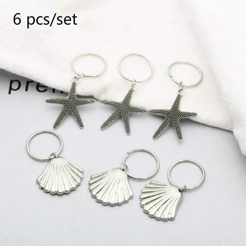 Hair Braid Dreadlock Beads Clips Charms African Braids Cuffs Rings Hip Hop Style Jewelry Dreadlock Clasps Accessories