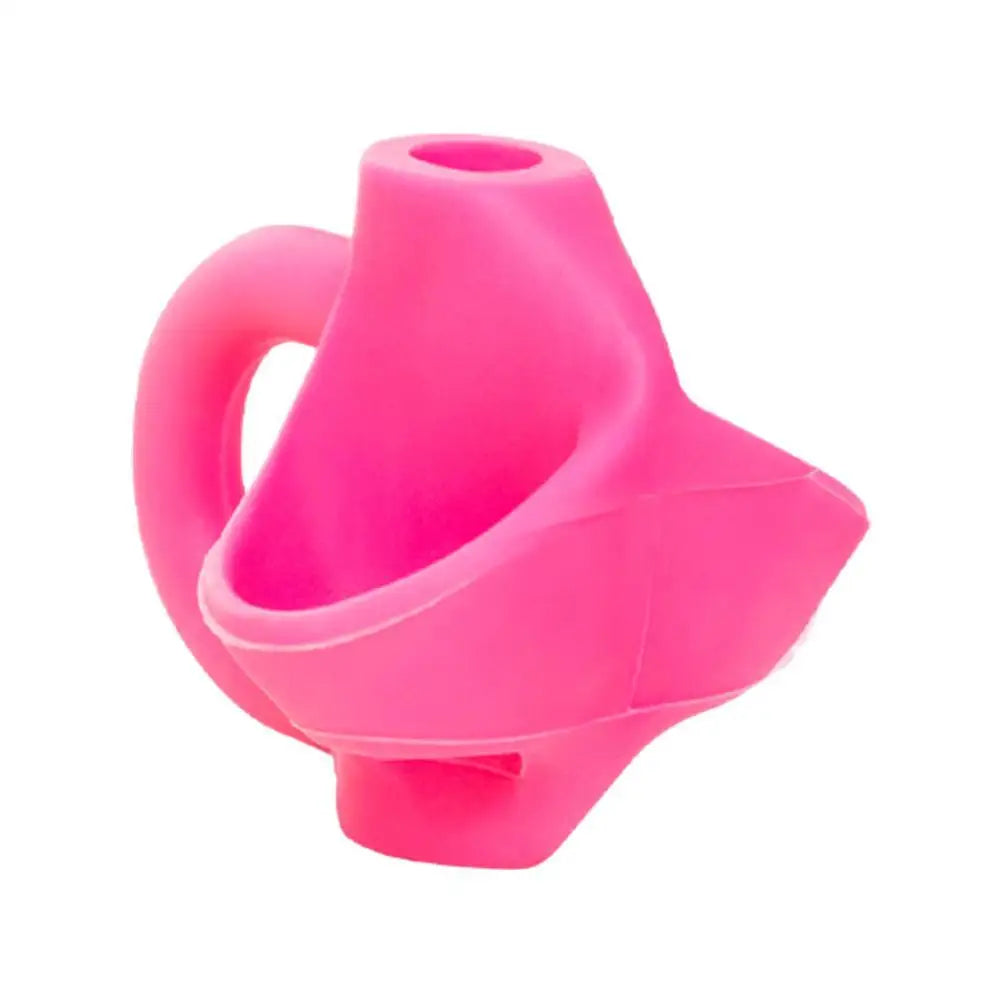3 Finger Silicone Pencil Pen Holder Children Writing Learning Tool Stationery Aid Grip Posture Correction Device 1 Piece/ Set