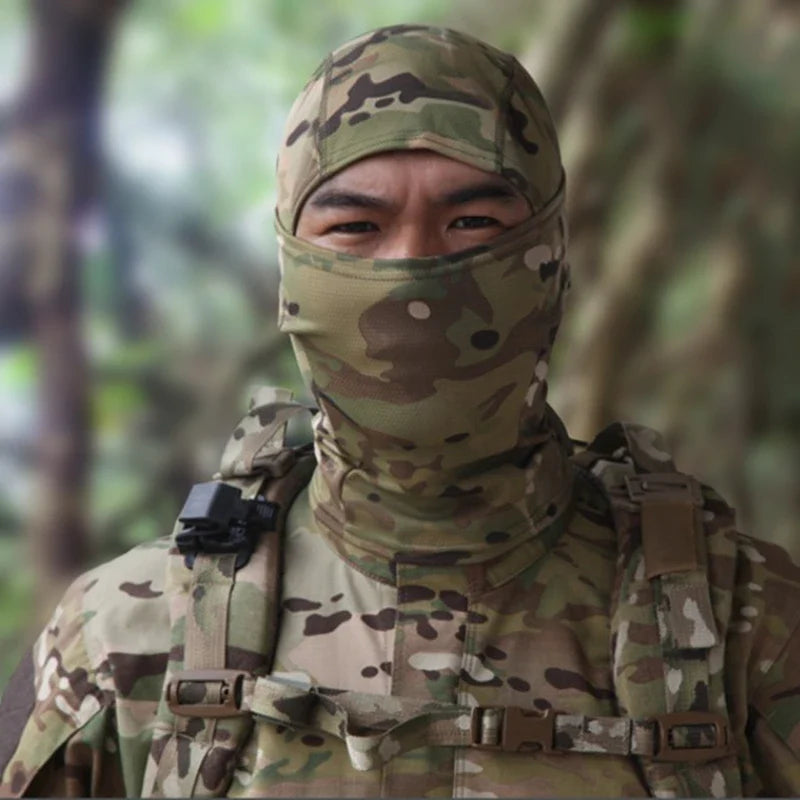 Camouflage Balaclava Full Face CS Mask Ski Cycling Hunting Head Neck