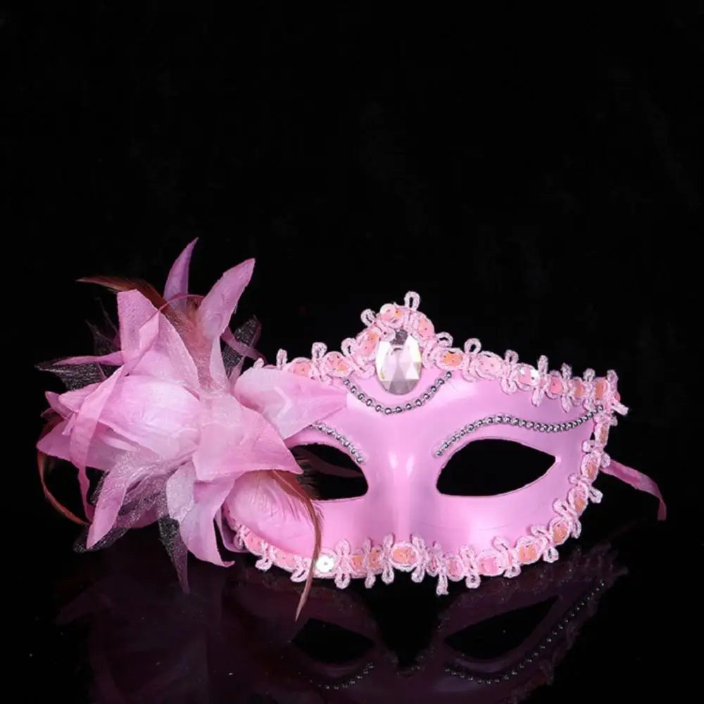 Party Mask Feather Masks Venetian Masquerade Halloween Indian Mask Cosplay Women Eye Masque Bar Nightclub Maske Ball Face