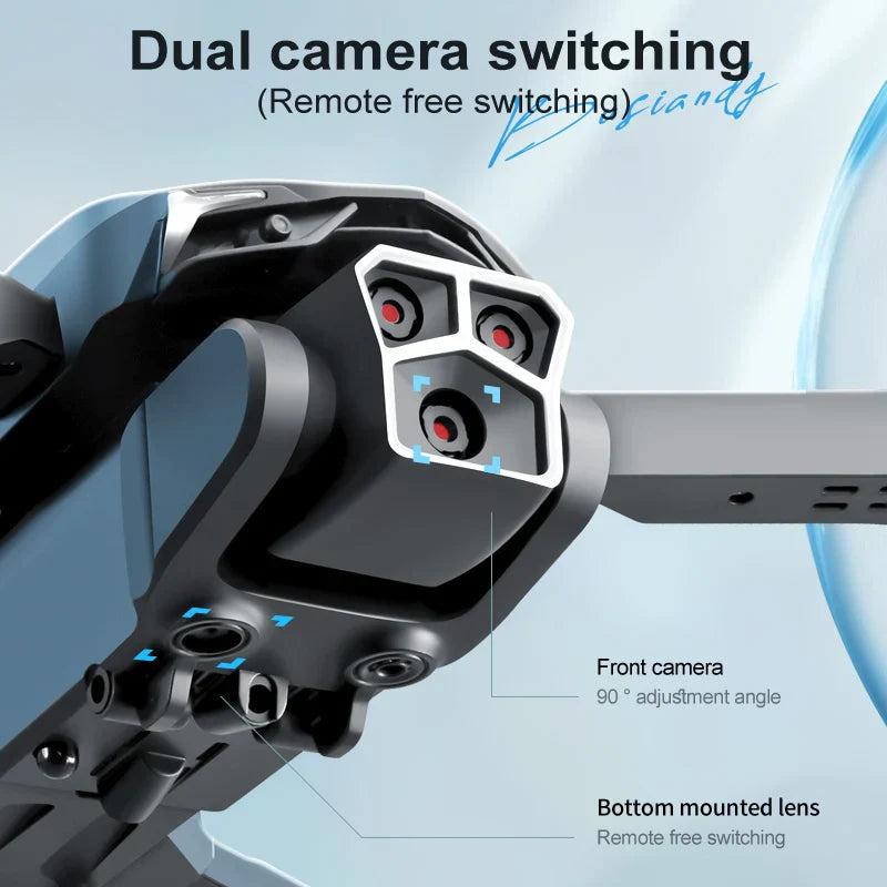 2024 New Cool Lighting LU600 Drone Remote Control Aircraft for Obstacle Avoidance and Optical Flow Aerial Photography Dron Toys