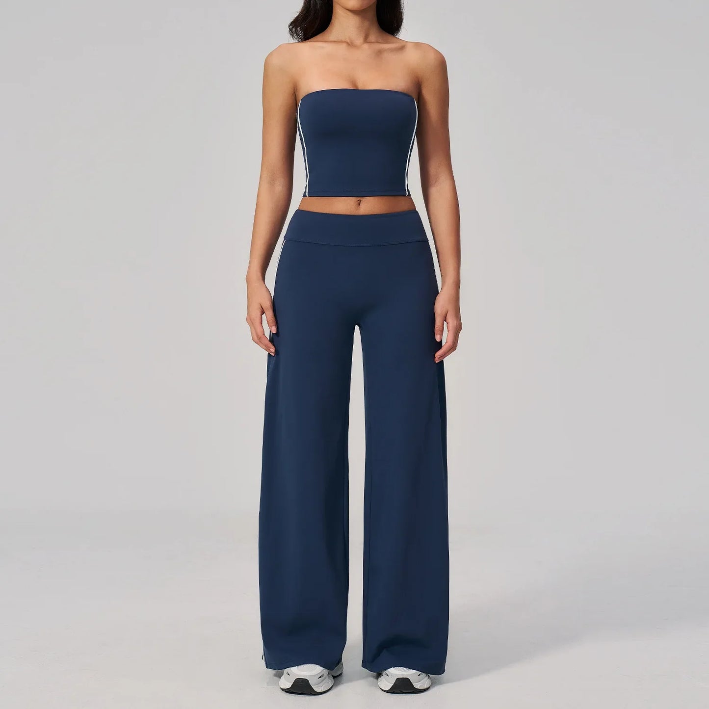 2PCS Yoga Clothes Athletic Wear Women Tracksuit Pilates Fitness Suit Workout Set Push Up Sports Bra High Waist Pants Gym Outfits