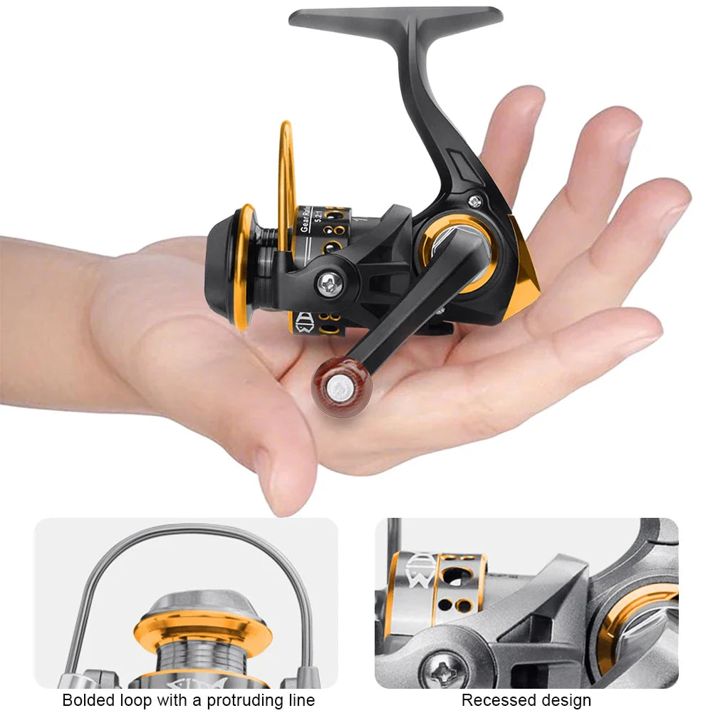 Professional fishing accessories, all metal spinning wheel ice fishing, raft fishing ,500 type fishing.