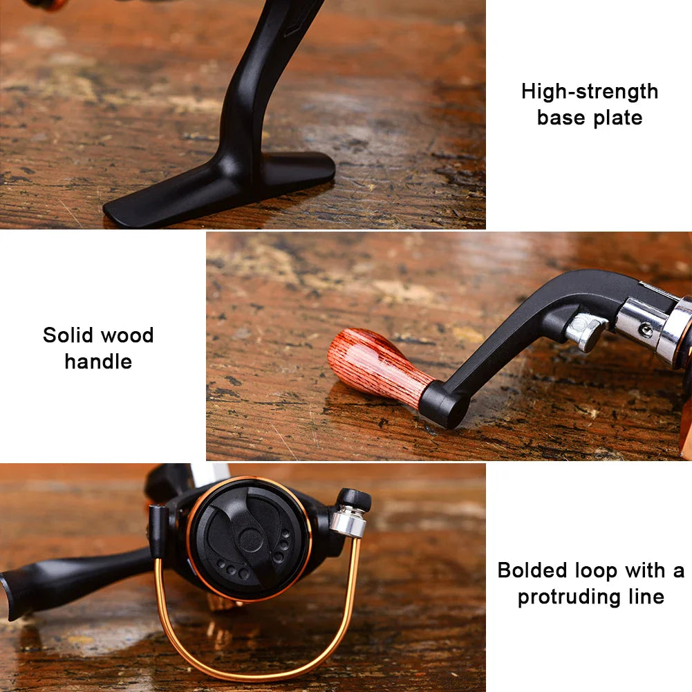 Professional fishing accessories, all metal spinning wheel ice fishing, raft fishing ,500 type fishing.
