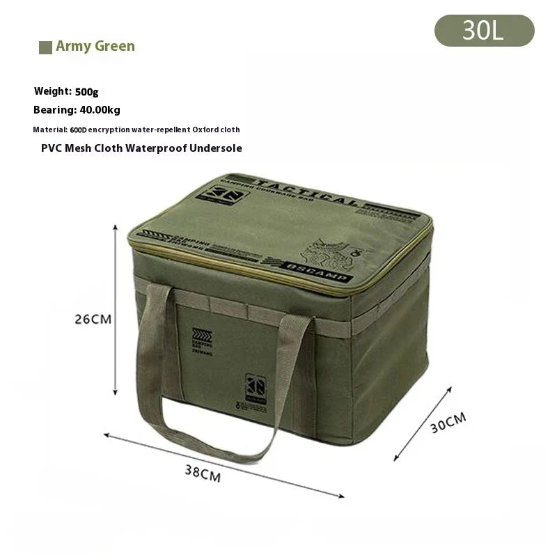 30l/42l/56l Insulated Waterproof Tactical Camping Bag Foldable Outdoor