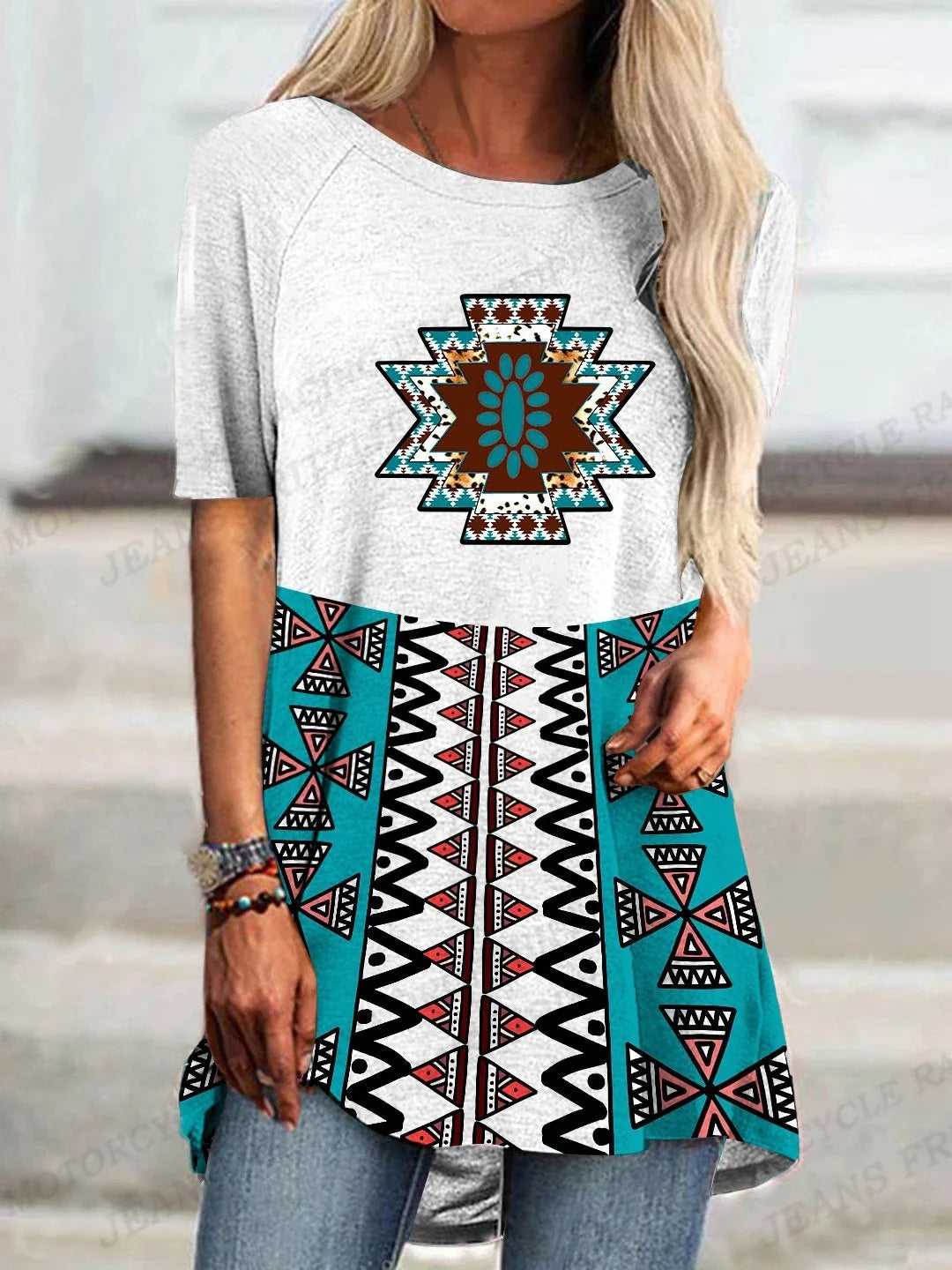 Feather T shirt Women Fashion T-shirts Vintage Tshirt Short Sleeve Tops Tees Ladies Tshirts Women's Clothing Y2k Clothes Native