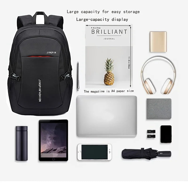 Men Backpacks Oxford Waterproof ,Rucksack, Computer Bag, Senior High School Student Schoolbag.