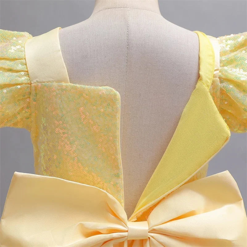 Cinderella Belle Costume for Girls Halloween Disguise Cosplay Rapunzel Princess Dress Baby Christmas Birthday Party Kids Clothes