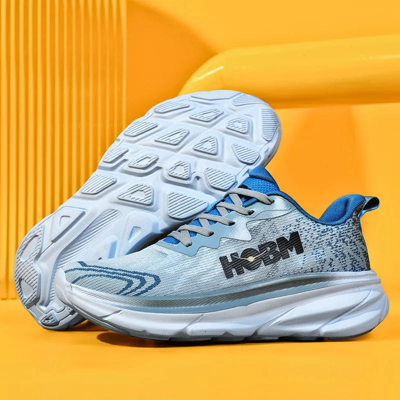 Men's Sports Shoes Thick Sole Running Shoes Breathable High Quality Soft Sole Outdoor Sports Leisure Mesh Women's Running Shoes