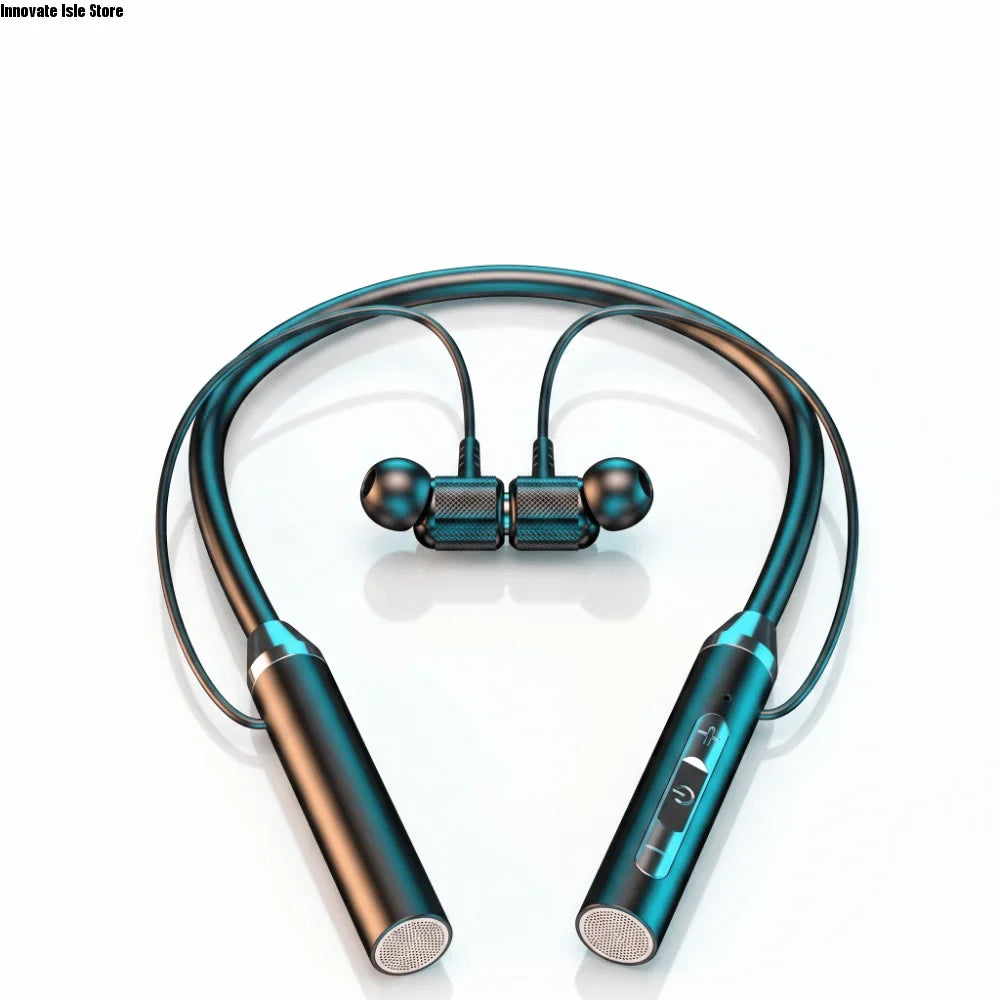 Bluetooth 5.0 Wireless Bluetooth Headphones With Mic 9D Stereo Neckband Earphone Wireless HiFi Stereo Bluetooth Earphone