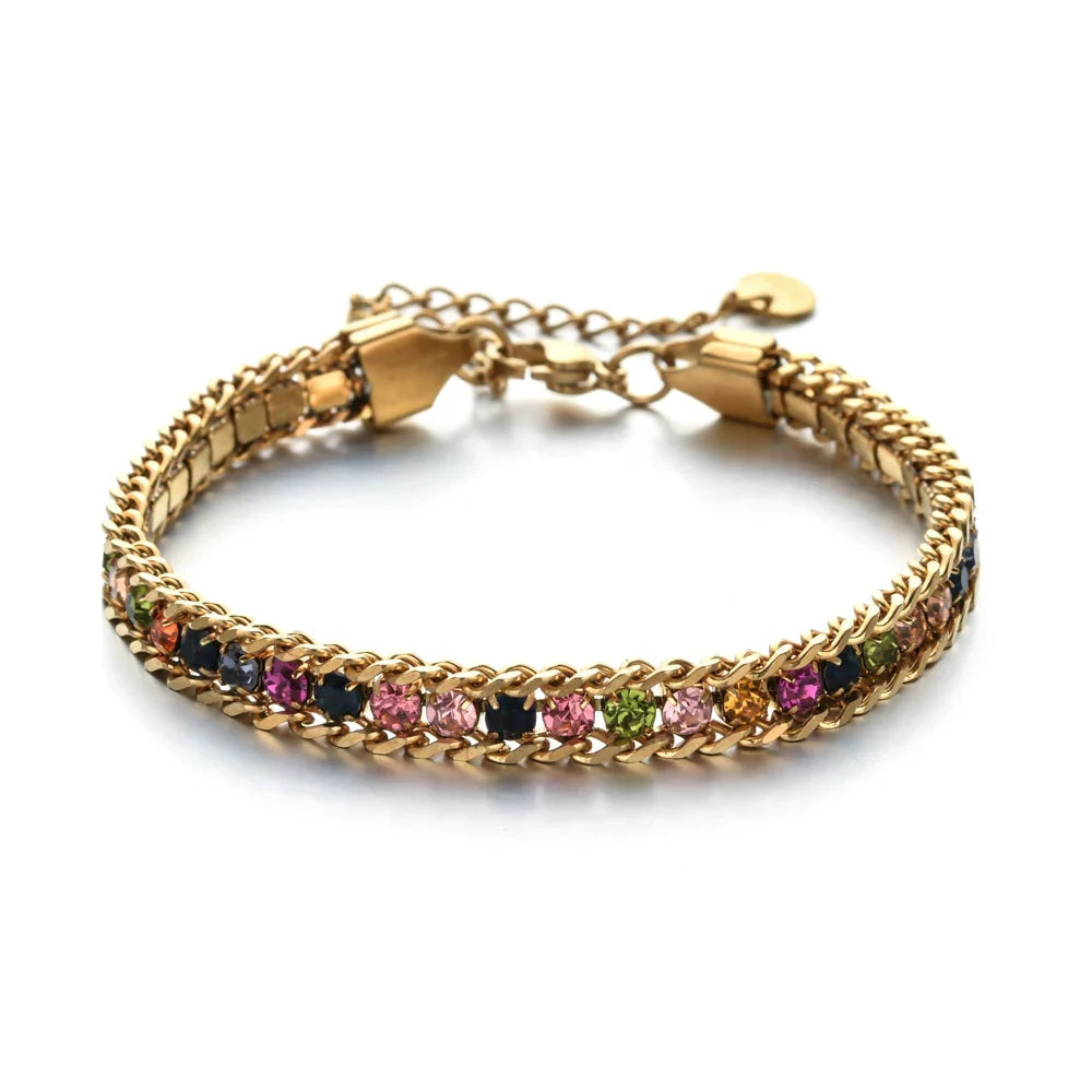 Crystal Cubic Zirconia Bracelet