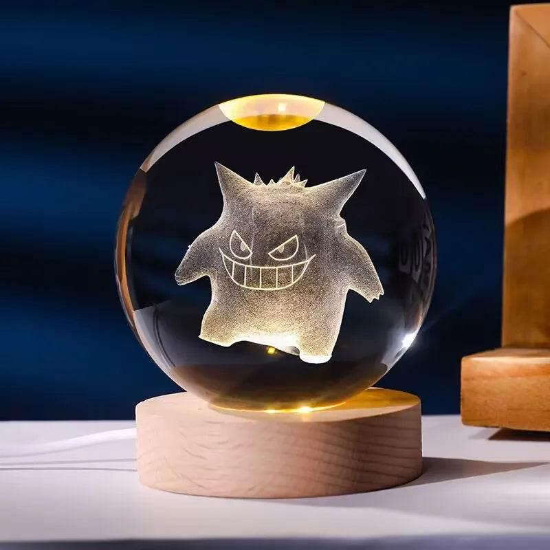 Decorative Crystal Ball 3D Figures Night Light