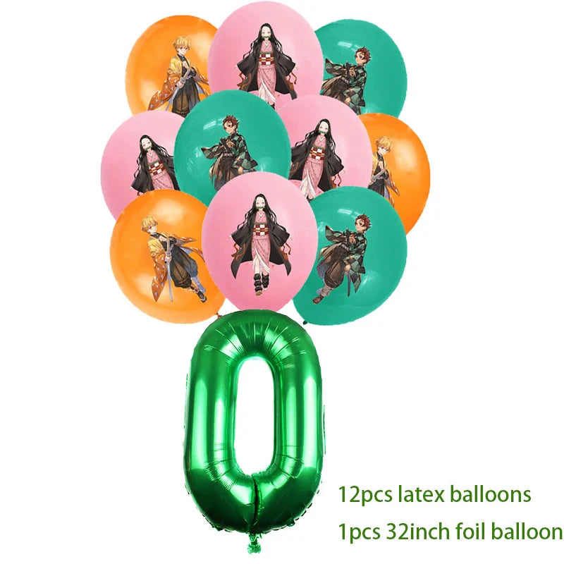 Anima Demon Slayer Party Decoration Supplies