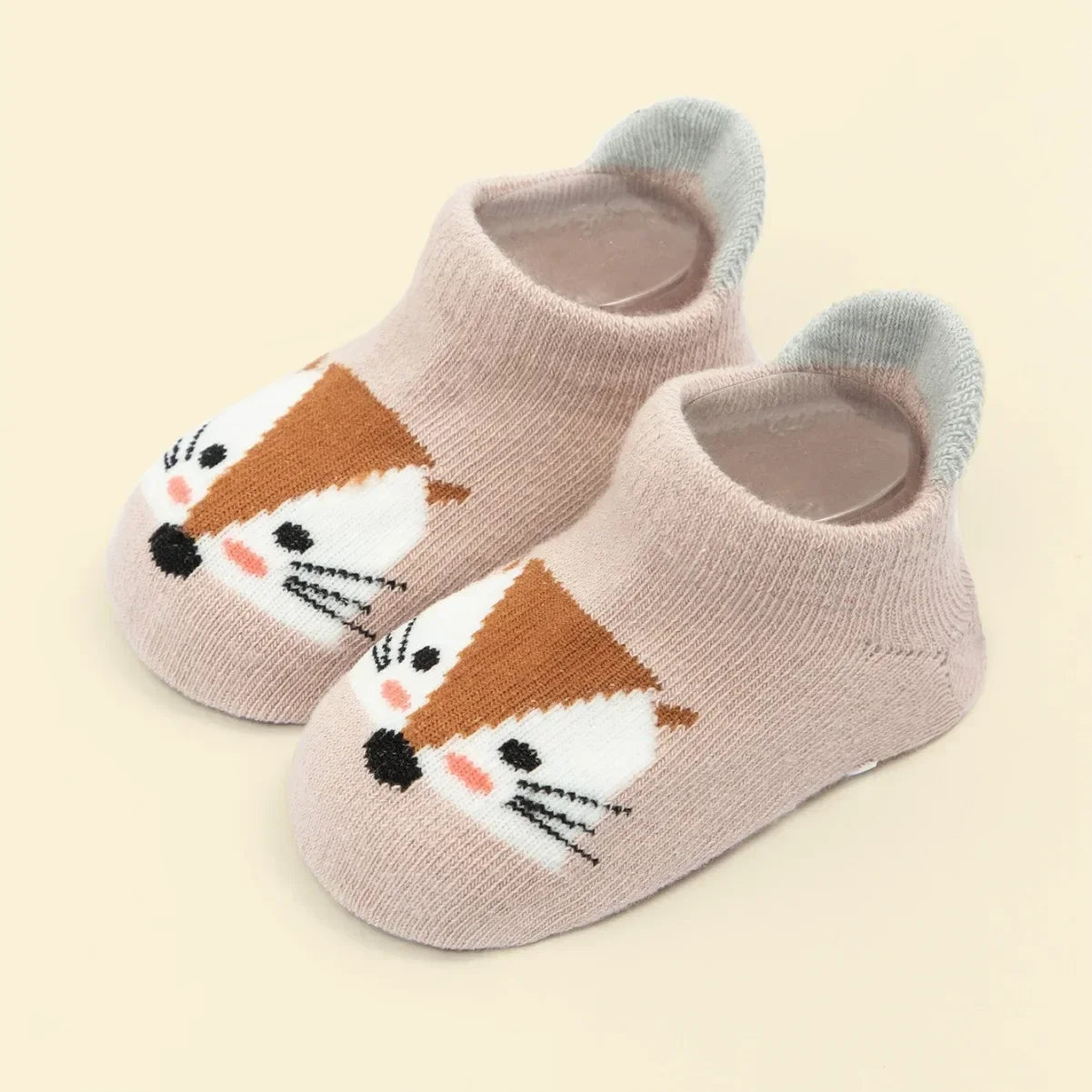 6 Pairs/lot Cotton Baby Anti-Slip Boat Socks for Boys Girls Low Cut