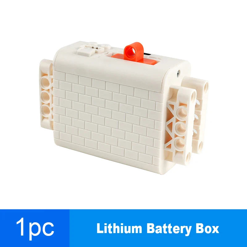 MOC Remote Control Set Rechargeable Battery Box Blue-tooth M Motor Speed Control APP Program PF Building Blocks Modification