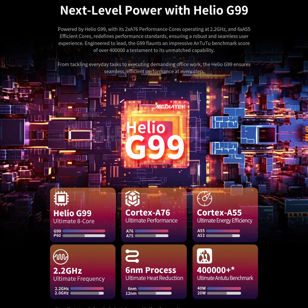 【World premiere】 Teclast T65 Max 13 "HD Display Android 14 Tablet MediaTek G99 8GB RAM GB ROM mAh Battery Widevine L1