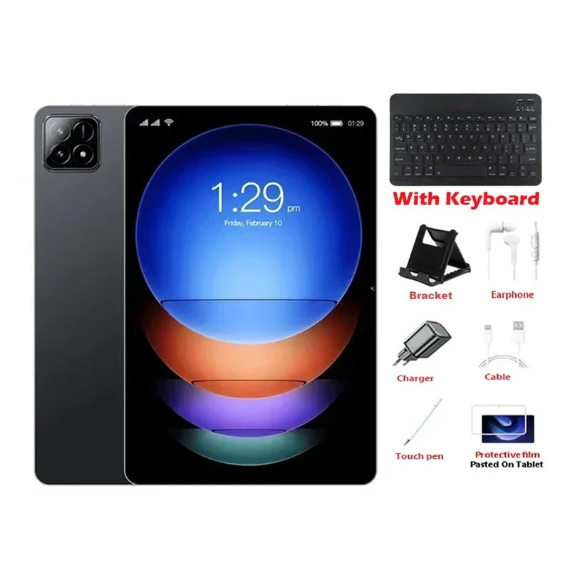 New Original 2025 Pad 7S Pro Global Version Tablet Android 14 Snapdragon 8 Gen 2 22GB+1TB GPS 5G WiFi Dual SIM 4K HD Tablet PC