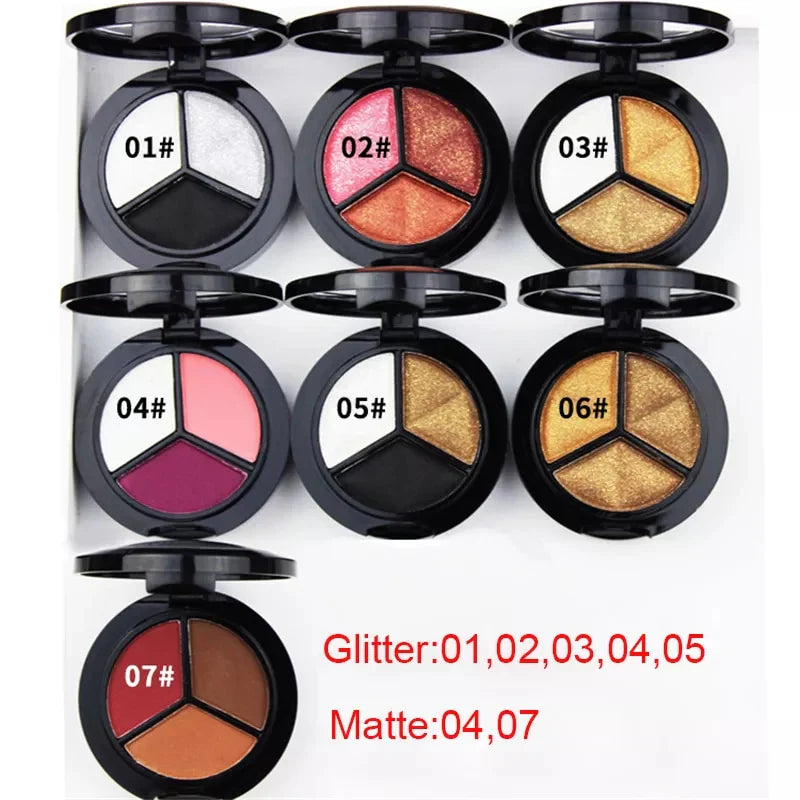 NEW IN Colors Shimmer Glitter Eye Shadow Palette Makeup Copper Bronzer Sliver Grey Metallic Smoky Eyeshadow Nude Cosmetics