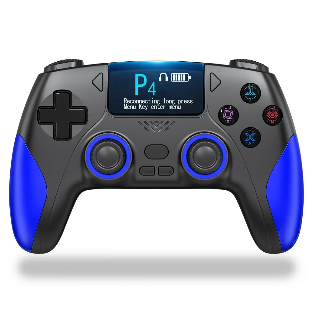 Smart Screen Wireless Game Controller, PS4 Gamepad with Customizable Display,  Compatible with IOS Andriod Table  Steam Switch
