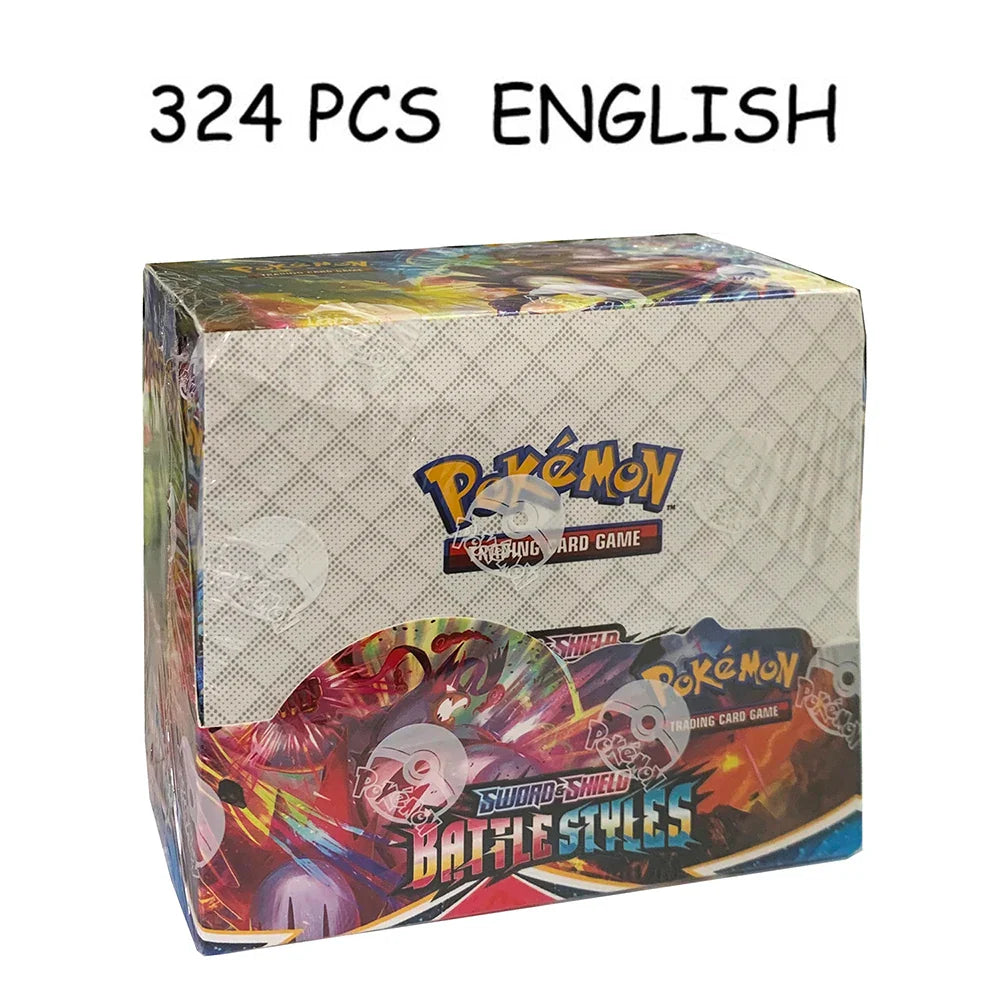 Pokémon Cards TCG: 324Pcs Scarlet & Violet Evolutions Booster Box 36 Pack Box Rare Booster Pack Vamx Collectible Card Toys Gifts