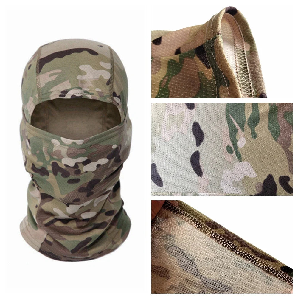Camouflage Balaclava Full Face CS Mask Ski Cycling Hunting Head Neck