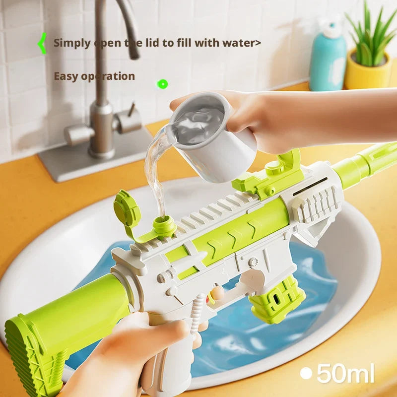Summer Toys Manual M416 Water Gun, Non Electric Gun, Swimming Pool Shooting Combat, Outdoor Beach Toy Gun For Boys And Girls