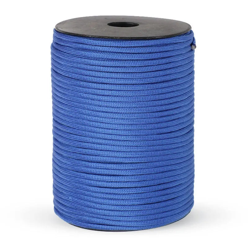 100/50m 550 Military Standard 9-Core Paracord Rope 4mm Outdoor
