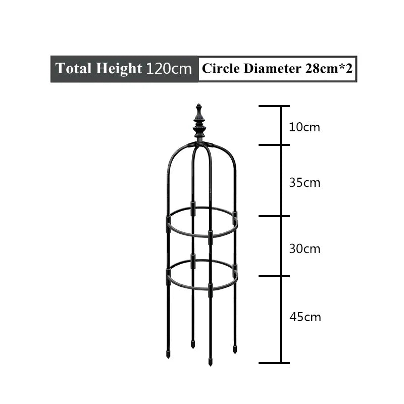 Plant Climbing Supporter Climbing Plant Support  Frame Outdoor Flower  Vines Pot Stand Garden Climbing Frame Indoor Floral Decor