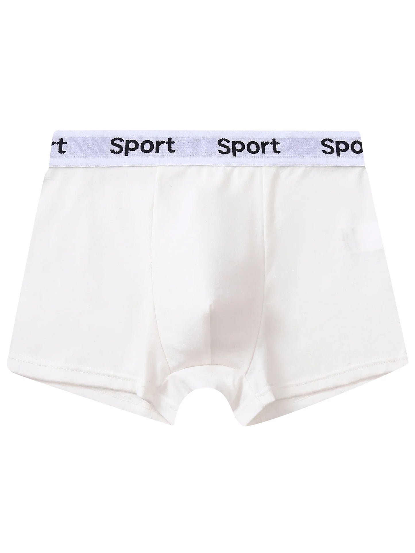7 pieces mixed boys' underwear 8-14 years old solid color breathable soft stretch 95% cotton boy's boxer briefs