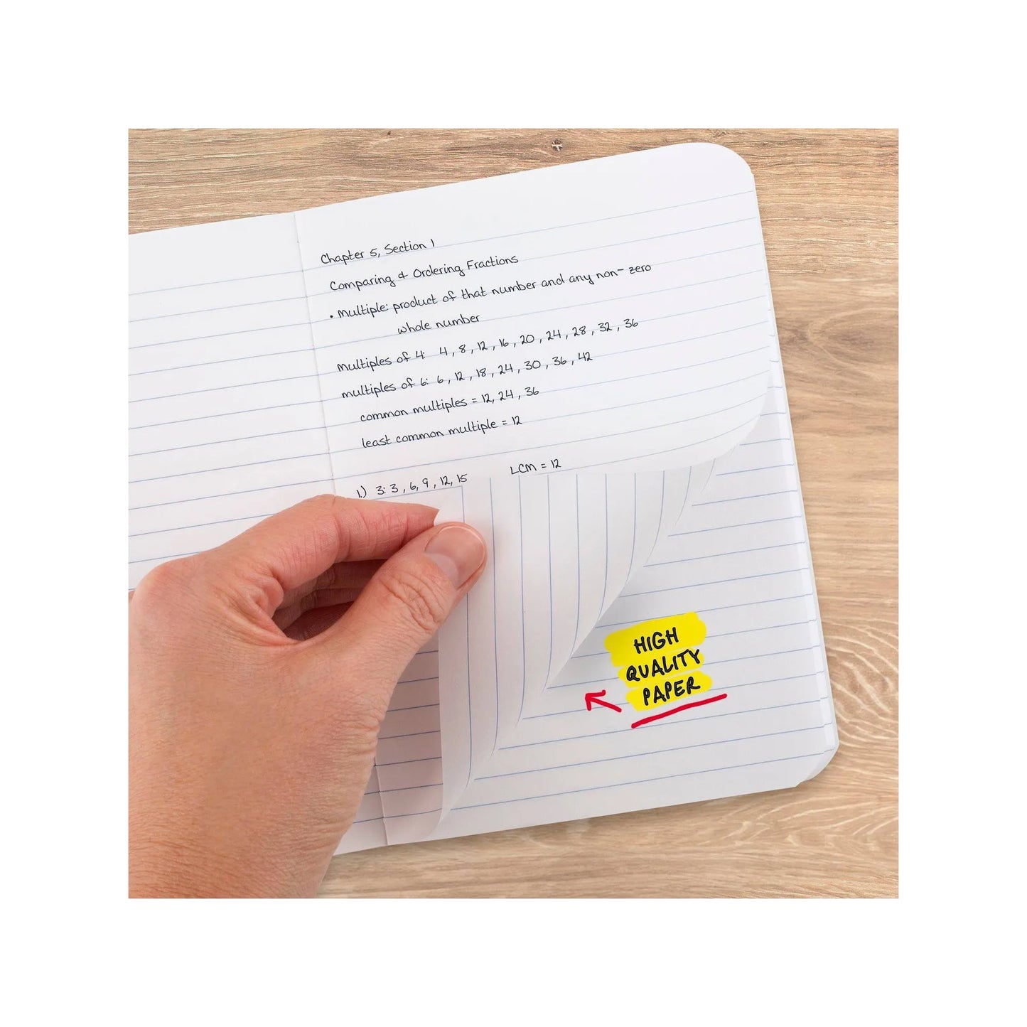1pcs Mini Composition Notebook With Lined College Ruled Paper, Hard Cover, Assorted Color, Durable Sewn Pages, Non Toxic, School