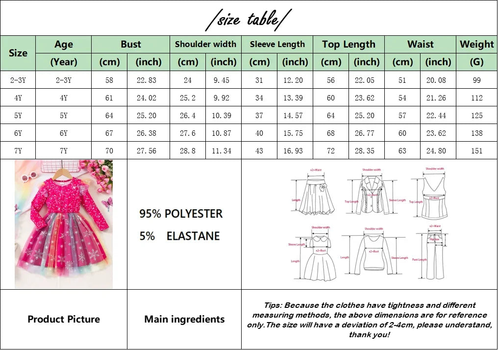 Kids Girl Outfit Long Sleeve Winter Baby Girls Christmas Clothes Snowman Santa Claus Children Dresses 2 3 4 5 6 7 Yrs