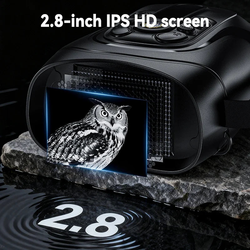 Night Vision Binoculars Goggles 10X Digital Zoom 5W Infrared Telescope 800M Full Dark Viewing Video Record Hunting Telescope