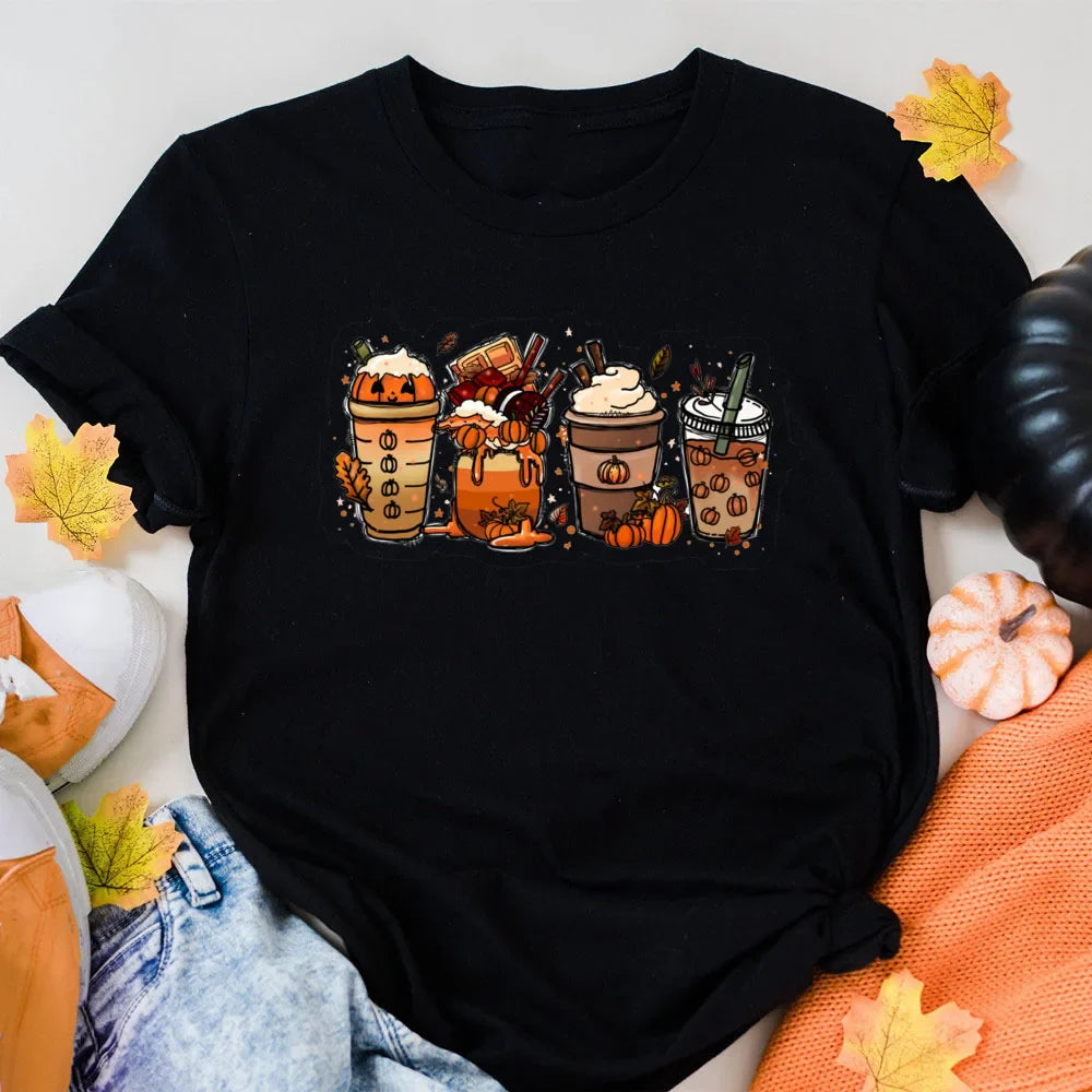 Tis The Season Shirt Retro Halloween Shirts Fall Season Pumpkin Ghost T Shirt Halloween Party Outfit Trick or Treat Clothes
