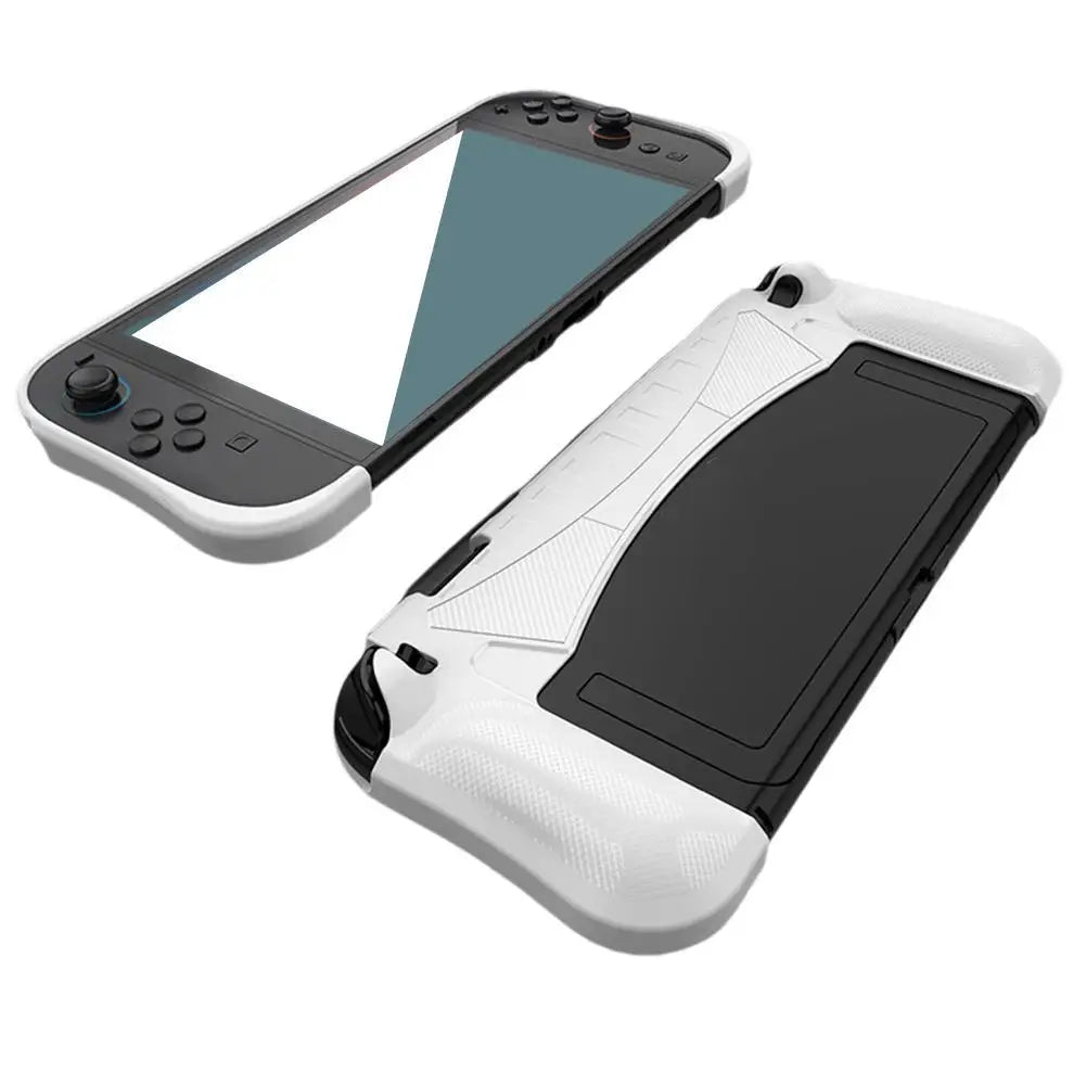 Game Console Protective Case Silicone Grip Case For Switch 2  With Stand Thumb Grip Integrated Game Console Protective Soft Case