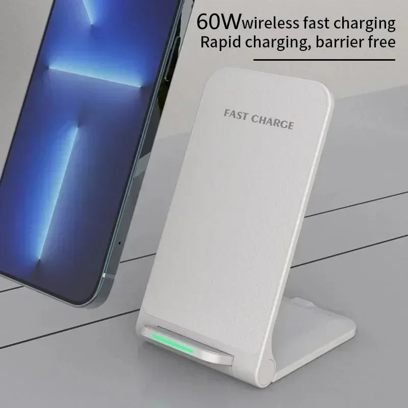 65W Wireless Charger Station Earphone, Phone, Fast Charging Charger Holder, For iPhone 16 15 14 13 Pro Max ,Samsung S24 S23 Xiaomi.