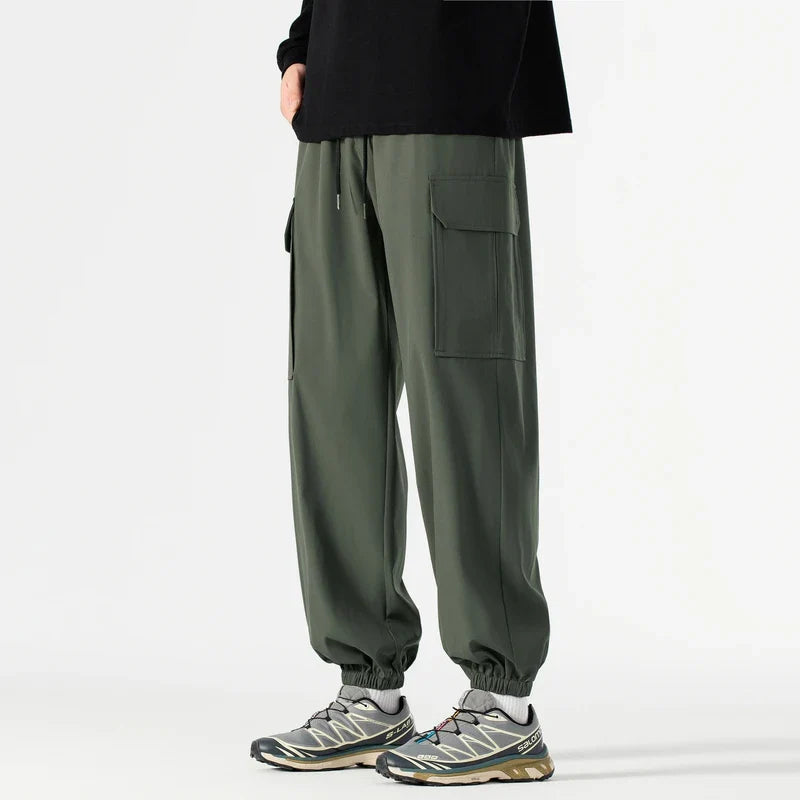 Casual pants spring and autumn tight-fitting  windproof and waterproof