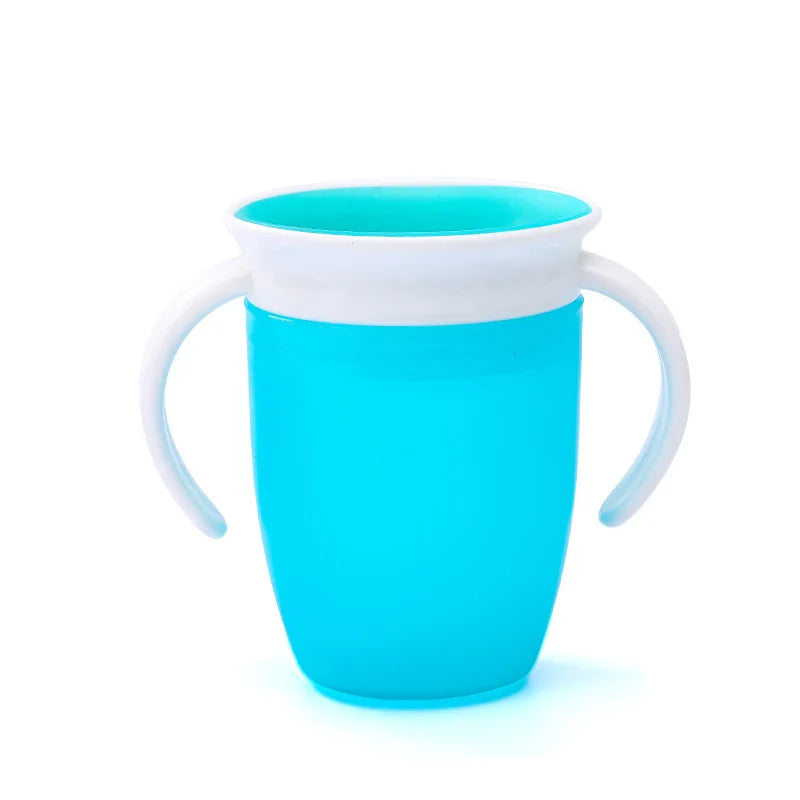360 Degrees Can Be Rotated Baby Learning Drinking Cup with Double