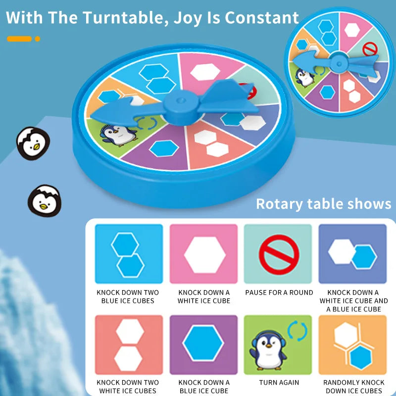 Penguin Ice Breaking Funny Desktop Game Kid Toy Gifts Parent Child Interactive party board game thinking logic training puzzle